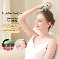 Masseur multifonction pour le cou et le cuir chevelu avec fonction de pétrissage en forme de pieuvre, rechargeable par USB