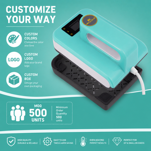 Mini <span class=keywords><strong>presse</strong></span> à chaud portable pour perles Perler, outil de repassage facile pour loisirs créatifs DIY, 5x7 pouces, fer à <span class=keywords><strong>sublimation</strong></span> - Product Image 6