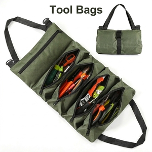 Trousse à outils d'électricien, sac de rangement portable pour outils de réparation automobile, sacs à outils multifonctionnels avec fermeture éclair - Product Image 1