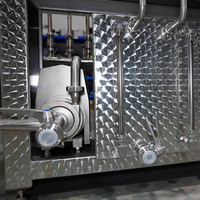 Équipement de distillation multi-usages 200L pour whisky, gin, rhum, brandy, baijiu, avec chauffage à la vapeur, contrôle PLC, CIP