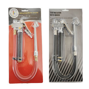 High Precision 220psi <b>Car</b> Handled Tire Inflator Gun Pressure Gauge Air Inflation Pipe Tire Pressure Gun - Product Image 4