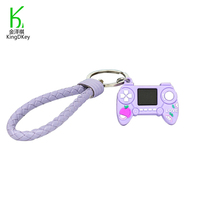 Porte-clés en caoutchouc PVC personnalisé, contrôleur de jeu, Joystick, pour petit ami, sac pendentif cadeau, bibelot