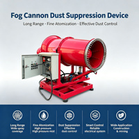 Canon à brouillard anti-poussière avec détection radar pour le contrôle de la poussière dans les zones de stockage et les empileurs de convoyeurs