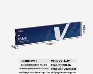 Svolt 184ah Blade <b>Battery</b> 3.2v 150ah 184ah 196ah Rechargeable Lithium Ion <b>Battery</b> Blade <b>Battery</b> 360Ah 400Ah 420Ah - Product Image 4