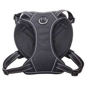 Harnes rompi reflektif nilon poliester padat, untuk anjing kucing besar jaring bersirkulasi untuk latihan dada efektif dipersonalisasi - Product Image 2