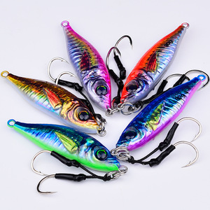 Isca Metálica Pesada de Impressão 3D com Alta Taxa de Captura, 30g 40g 60g 80g, Afundamento Rápido para Pesca em Água Salgada de Salmão - Product Image 2