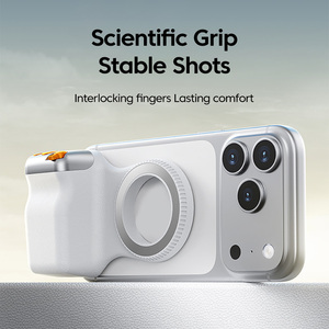 <strong>Magnetic</strong> Phone <strong>Camera</strong> Shoot Hand Grip Zoomable Smart Phone Holder Shooting Aid BT Remote Control Handle for iPhone Huawei - Product Image 3