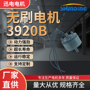 มอเตอร์ไร้แปรงถ่าน 3920B 36V มอเตอร์แม่เหล็กถาวรแบบดีซี สำหรับปั๊มและปืนนวด - Product Image 5