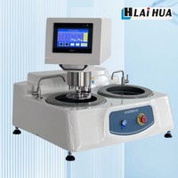 Máquina de Pulido y Esmerilado Metalográfico Automática de Doble Disco con Carga de Presión Independiente de un Solo Punto para Muestras de Impresión 3D