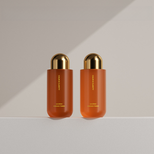 Botella de <span class=keywords><strong>PET</strong></span> transparente de lujo de 200ml con tapa de cúpula para pelucas de loción y suministro de fábrica de jugo para cosméticos Embalaje de tapa de rosca de tóner - Product Image 4