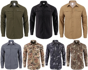Camisetas Tácticas Transpirables de Secado Rápido para Hombre ESDY Color Gris para Deportes al Aire Libre - Product Image 6