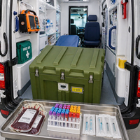 Boîte isotherme médicale rotomoulée de qualité 101L pour le transport de sang et de vaccins à l'hôpital et en ambulance