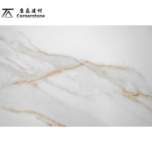 Piedras sinterizadas KLA113 Azulejos de porcelana grandes Paneles de pared Grandes 1600*3200mm Diseños de aspecto de mármol de lujo Encimeras Revestimiento Piso - Product Image 3