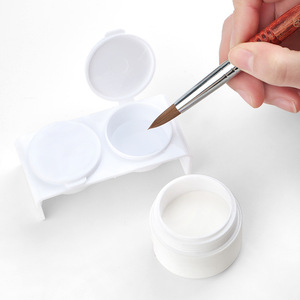 Gobelets de lavage en plastique à double trou pour stylos, pour le rangement des pinceaux à ongles et des outils de manucure - Vente en gros - Product Image 4
