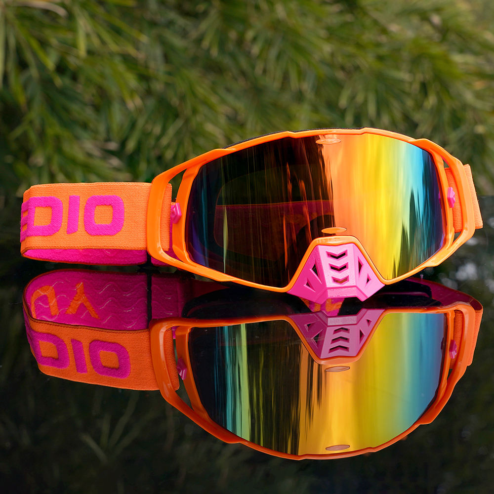 Monture Orange Verres Rouges