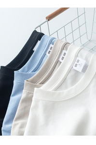 MT2600 Nouveautés estivales, t-shirts unisexes en coton mélangé respirant et à séchage rapide, 180 grammes, t-shirts unis - Product Image 6