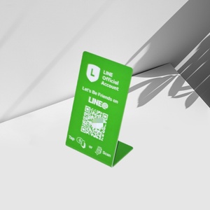 Support tactile <span class=keywords><strong>Google</strong></span> Review avec écran tactile, support personnalisé pour code QR, panneau de signalisation avec code QR, puce NFC, <span class=keywords><strong>carte</strong></span> d'accès sans contact - Product Image 1