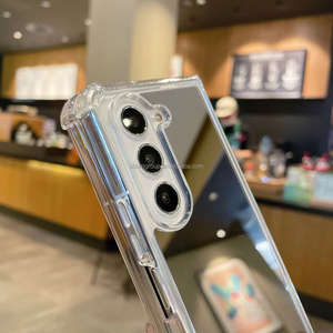 <span class=keywords><strong>NOUVEAU</strong></span> Étui de protection antichoc pour téléphone Samsung <span class=keywords><strong>Galaxy</strong></span> Z Fold 6 5 4 3 Mirror Phone Cover - Product Image 6