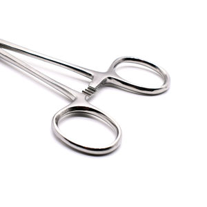 Pince hémostatique en acier inoxydable 12,5 mm à tête droite ou courbée, outil de toilettage pour animaux de compagnie, extracteur de poils - Product Image 2