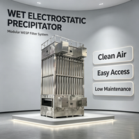 Precipitador Electrostático Húmedo Industrial (WESP) para Línea de Fabricación de Núcleos de Arena de Resina en Fundición, Sistema de Pulido de Gases de Escape