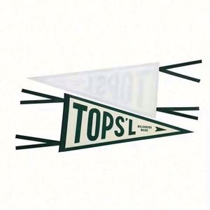 Drapeaux triangulaires en feutre personnalisés avec impression de logo, bannières durables, impression par sublimation, drapeaux en feutre brodés vierges personnalisés - Product Image 3