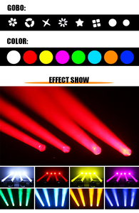 <span class=keywords><strong>Lyre</strong></span> LED 150W à tête mobile pour DJ, discothèque, spot, mini projecteur de scène - Product Image 5