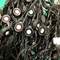 Éclairage permanent RGBW de 100 pieds, 36 V, 72 W, lumières de gouttière, éclairage extérieur résidentiel de Noël