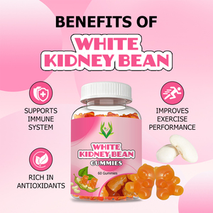 Gomitas de Frijol Blanco de Marca Privada, Apoyan el Sistema Inmunológico, Mejoran el Rendimiento en el Ejercicio, Ricas en Antioxidantes y Fáciles de Absorber - Product Image 3