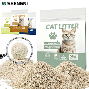 Arena para Gatos con Aroma a Durazno, Arena para Gatos Natural a Base de Plantas, Aglutinación Rápida, Desechable por el Inodoro, Ecológica, Marca Privada, Compra al por Mayor - Product Image 1