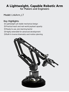 आई बुद्धिमान रोबोट हाथ से जुड़ने वाले इंजीनियरों के लिए बस सर्वो के साथ बस सर्वो के साथ काम करता है - Product Image 4