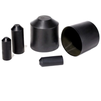 Embout de protection thermorétractable en PE pour câble, avec colle thermofusible, étanche et adhésif, vente en gros