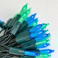 Guirlande étanche ampoules de Noël arbre lumières à distance à piles 8 modes clignotant décoration extérieure