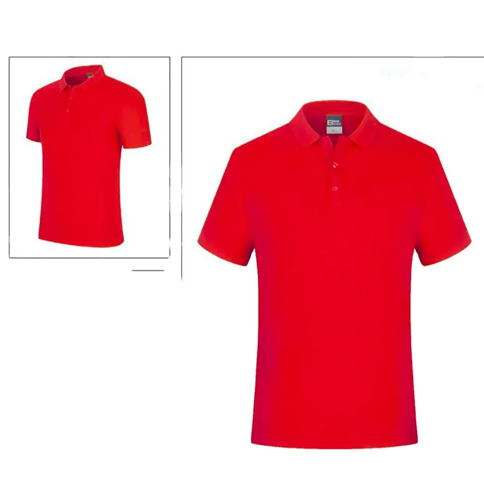 Kleding Geborduurd Bedrukt Custom Design Effen Wit Zwart Golf Katoen Polyester Blanco Mannen Polo T Shirts