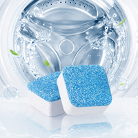 Tablette nettoyante solide écologique à haute mousse pour machine à laver, puissant nettoyant ménager pour le linge