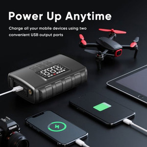 Arrancador de batería portátil al por mayor, potenciador de batería de coche, 3000A corriente máxima, Banco de energía USB, inflador de coche de emergencia - Product Image 6