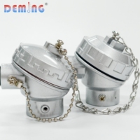Boîtier de connexion pour thermocouple IP65 en aluminium et acier inoxydable, tête de transmission OEM, tête de thermocouple tungstène-rhénium