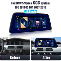 12.3 ''lecteur de voiture Android 13.0 pour BMW série 5 E60 E61 E63 E64 Ccc Cic système 07-10 ans Dsp système Radio stéréo Navigation