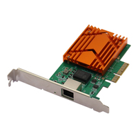 Adaptateur réseau Ethernet 10G RJ45 à port unique E-link PCIe X4 compatible avec les systèmes Windows, Linux, Ubuntu