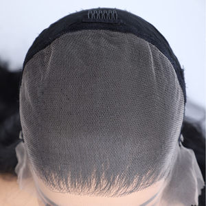 <span class=keywords><strong>Moet</strong></span> Popular Peluca Frontal de Encaje 13*6 Pre-arrancada, Ajustable, de 24 Pulgadas, Cabello Liso Chino Negro Azabache, 180% de Densidad, con Encaje Transparente - Product Image 6