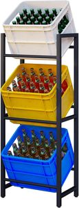 Đồ uống Rack cho 3 đồ uống Thùng mạnh mẽ Thùng Rack với mức độ cho bia trái cây rau nước thư đặt hàng đóng gói - Product Image 2
