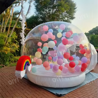 Château gonflable pour fête, bulle rebondissante, dôme de ballon, tente - imperméable, durable, taille personnalisable, pompe électrique gonflée