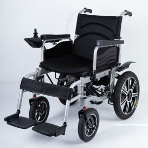 <span class=keywords><strong>Fauteuil</strong></span> roulant électrique pliable, chaise de mobilité portable pour personnes âgées avec télécommande, moteur puissant et transport facile - Product Image 1