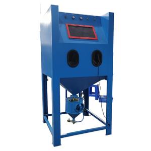 Manual High <b>Sandblaster</b> Dust-Free Dry Sand Blasting Cabinet Motor Energy Saving for Metal Surface Cleaning Rust Removal - Product Image 3