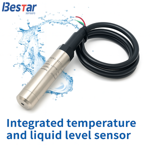 Nouvel arrivage : Capteur de niveau d'eau 316L 4-20mA 0.5...4.5VDC IP68, transducteur de niveau d'eau avec capteur de température 10m-300m - Product Image 1