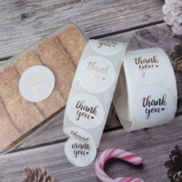Autocollants longs faits à la main avec impression de logo personnalisé, étiquettes noires longues pour boîte à biscuits, gâteaux, emballage de pâtisserie, autocollants d'étanchéité