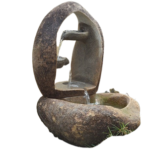Wholesale Rock Stone Waterfall <strong>Indoor</strong> Tabletop Cascading Fountains Contemporary Stone Decorative <strong>Water</strong> <strong>Feature</strong> for Home Office - Product Image 1
