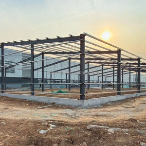 Estructura de Acero Prefabricada, Estructura Metálica, Edificio de Almacén Industrial para Uso en Fábricas de Manufactura - Product Image 3