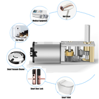 Moteur CC sans balais à aimant permanent avec réducteur micro planétaire personnalisé Shunli 1.5V 3V 12V 24V pour jouet à moteur CC