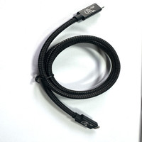 Cable de Carga Rápida HL USB 5.0 Tipo-C C 5A, Revestimiento de Nailon y Aluminio, Cubierta de PVC, Transferencia de Datos de 80 Gbps para Dispositivos Android PD y Computadoras