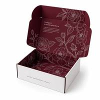 Cajas de Embalaje de Materiales Reciclados con Color Personalizado, Tiras Desprendibles, Forro de Esponja, Diseño Calado para Cajas de Regalo y Envíos